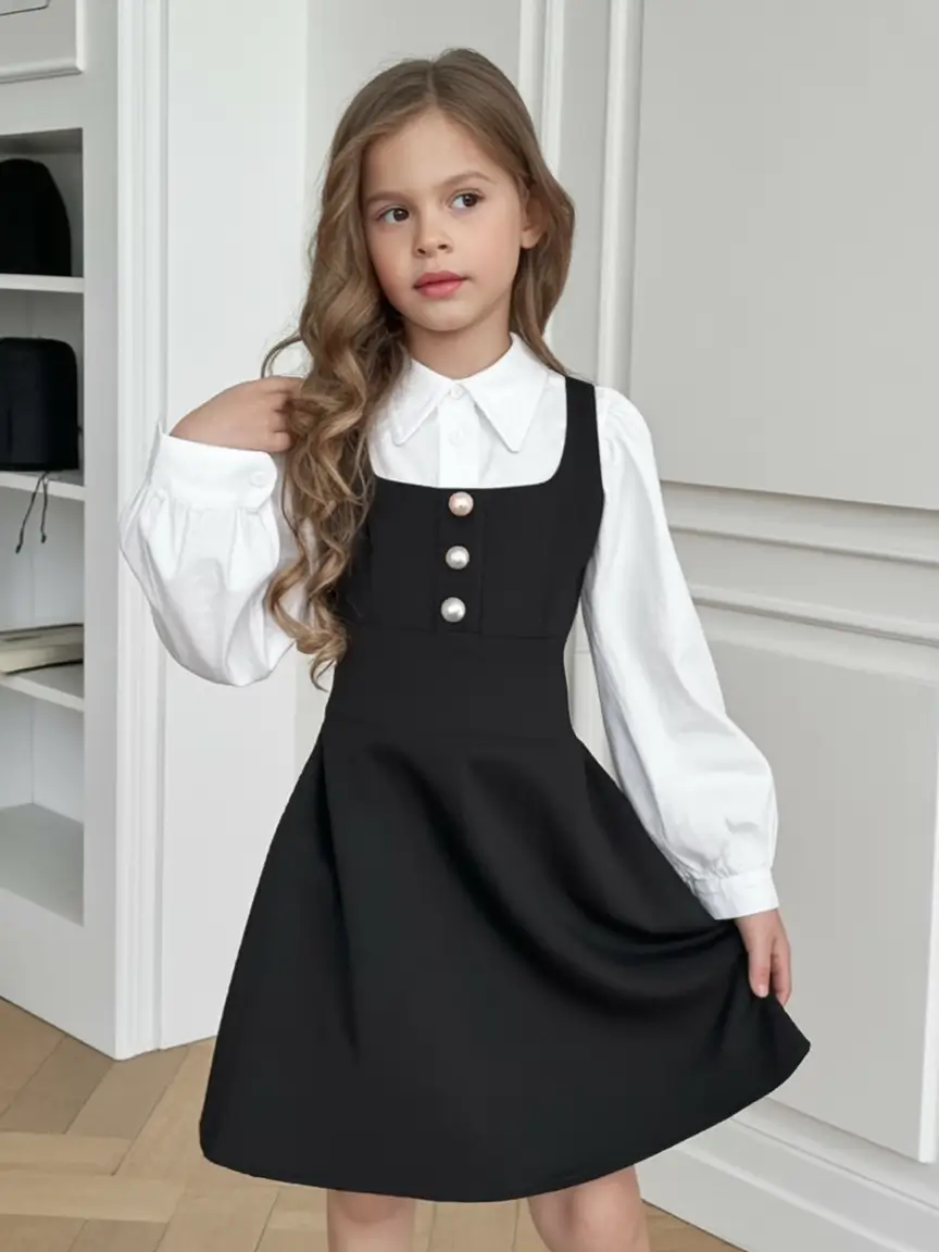 first day of school outfits ideas 2025 Monochrome With a Touch of Elegance