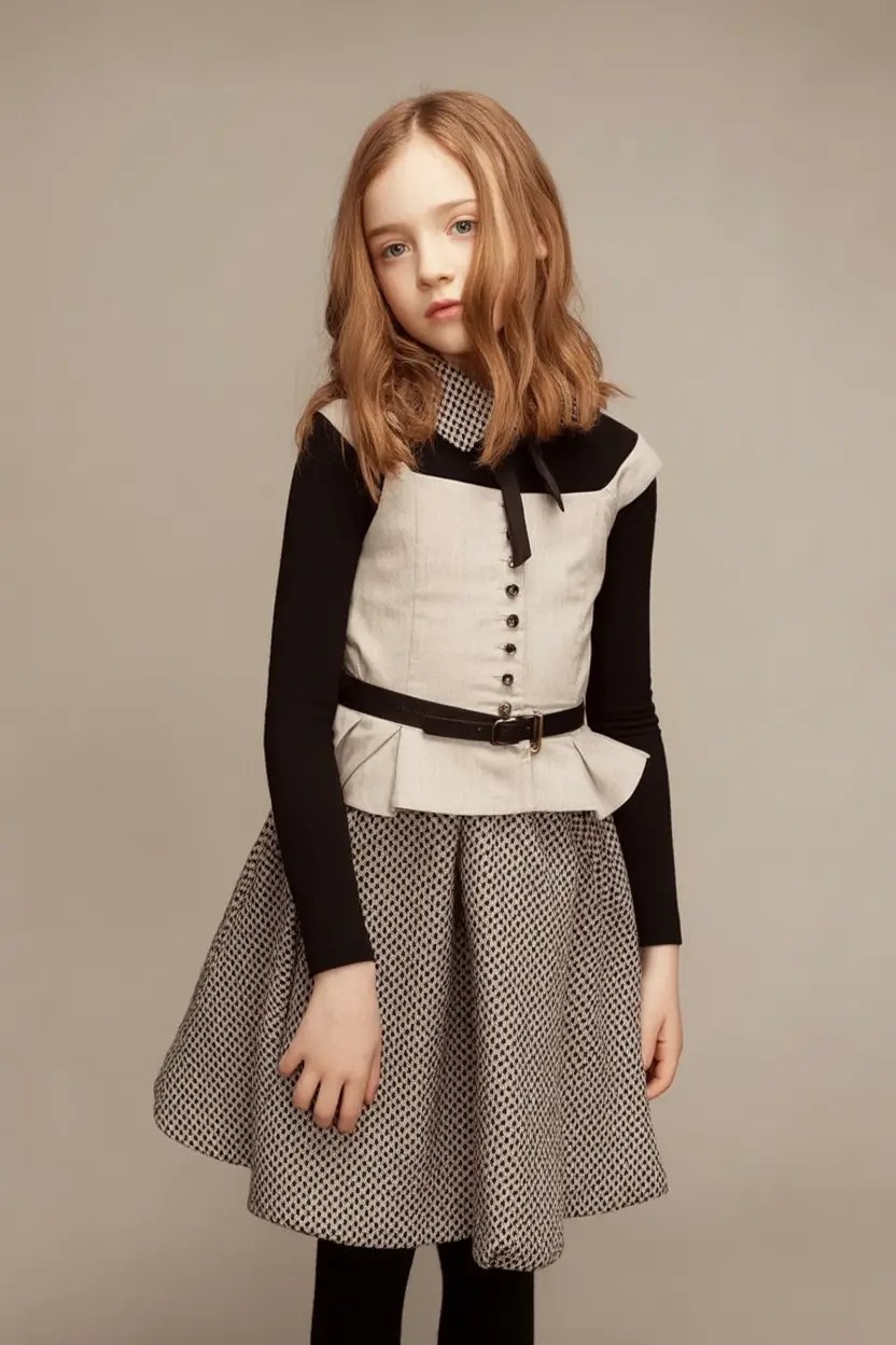 first day of school outfits ideas 2025 Mod Revival with a Twist