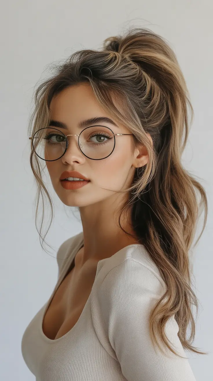 Fresh & Easy Hairstyles for the First Day of School 2025 Layered Ponytail with Curled Ends and Volume