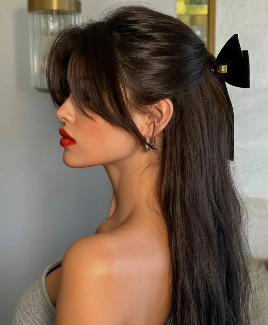 Fresh Hairstyles for July 2025 Low Bun With Beaded Twist Accent