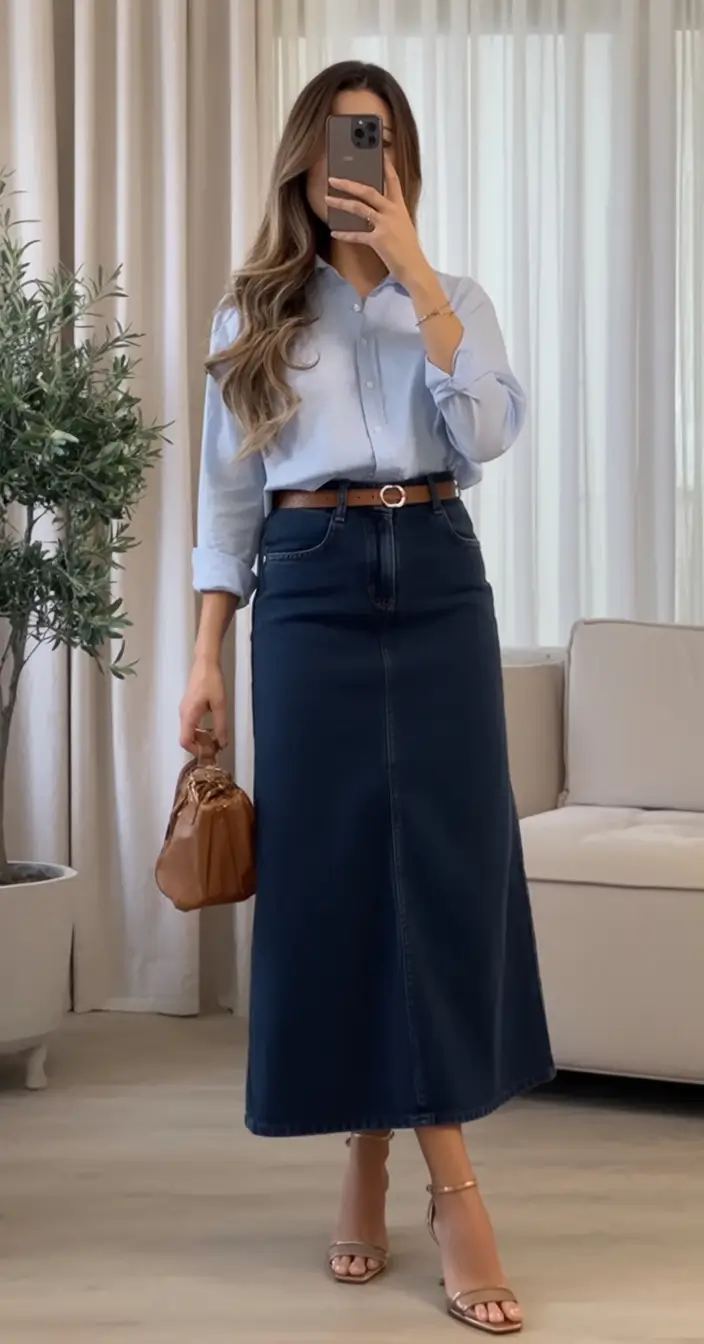 How to dress business casual this fall - outfits ideas 2025 Modern Uniform Clean Lines & Denim Done Right