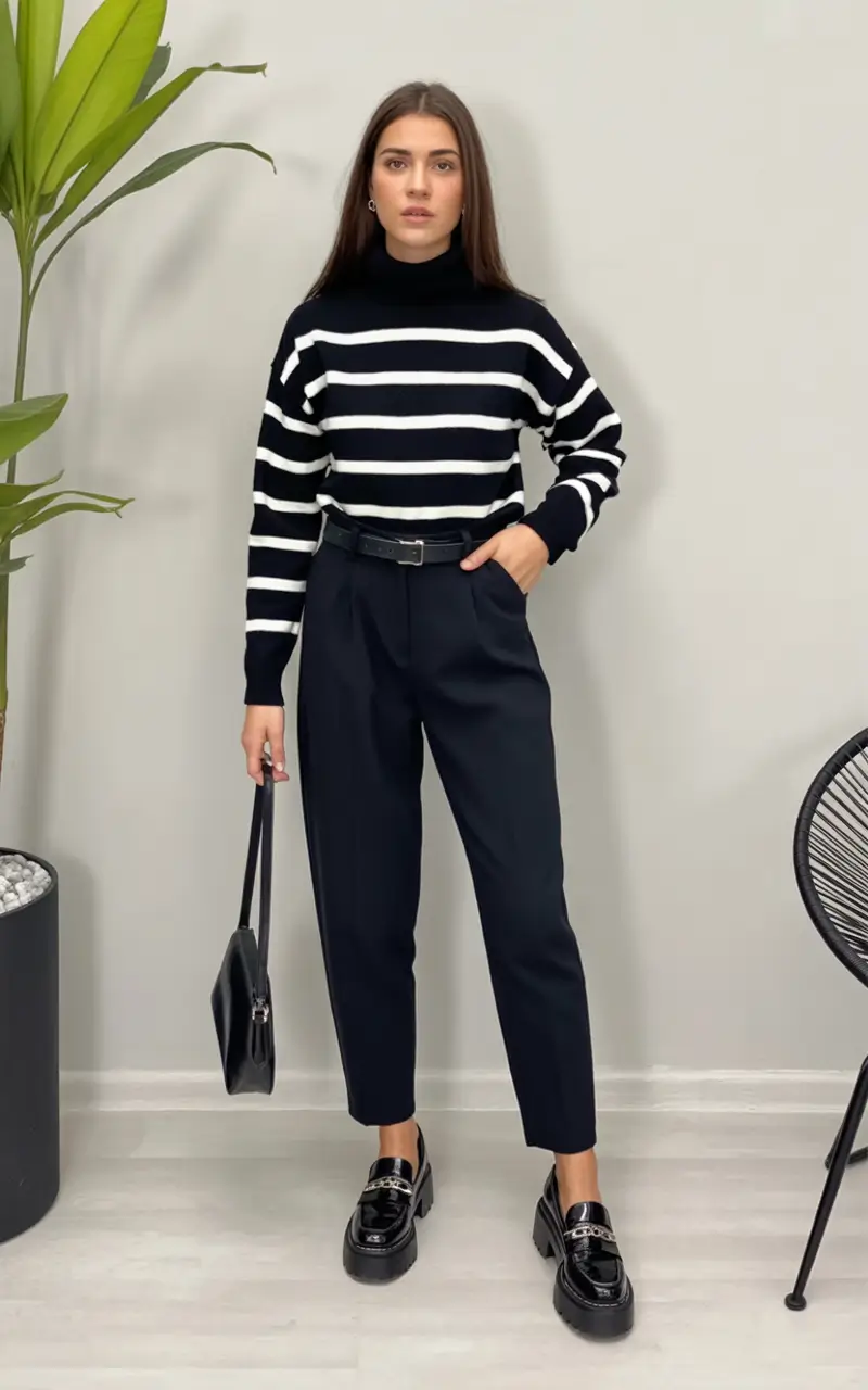 How to dress business casual this fall - outfits ideas 2025 Monochrome Modernism