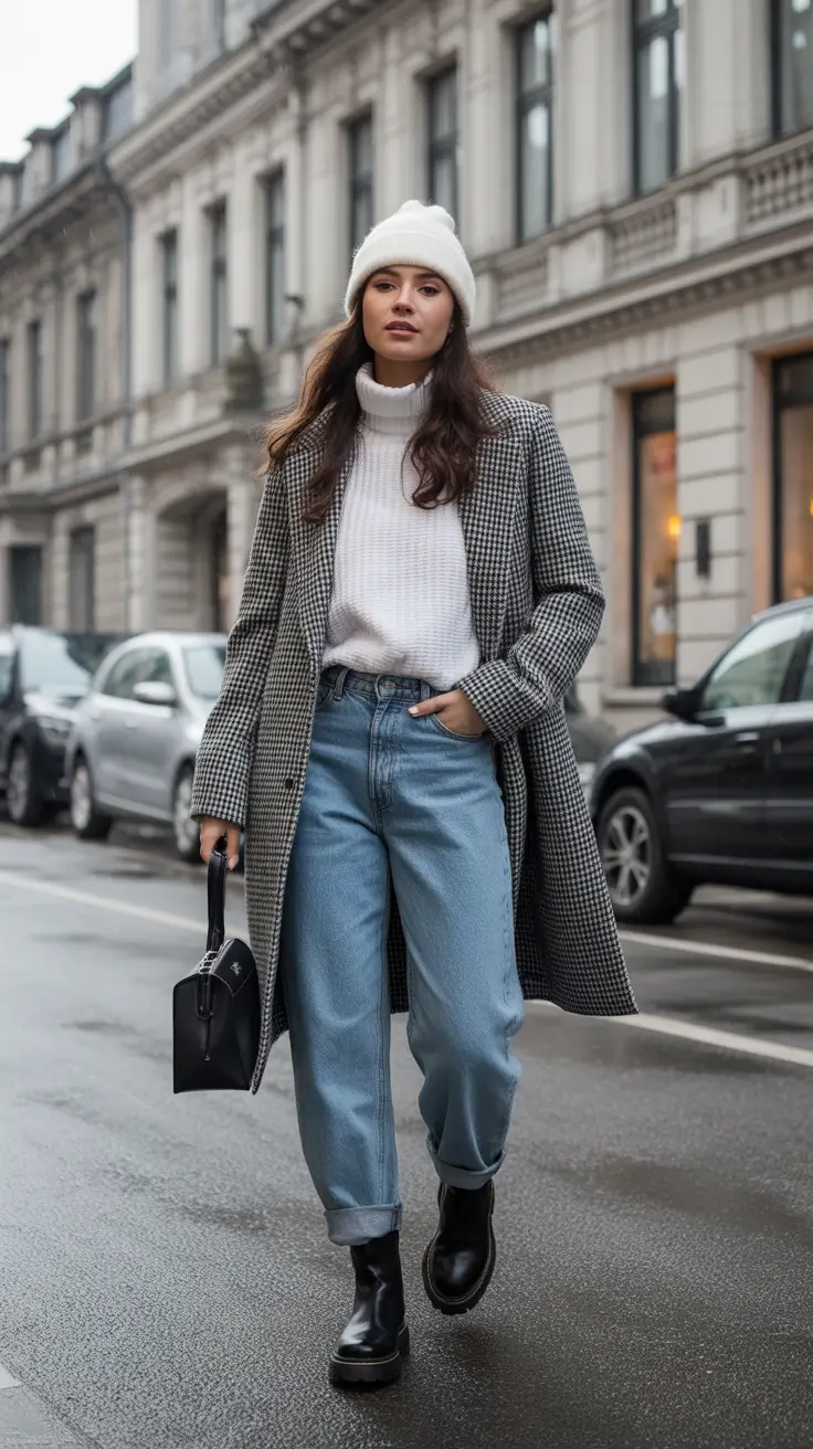 How to style boots this fall - trendy outfits inspiration 2025 City Layers And Chelsea Ease