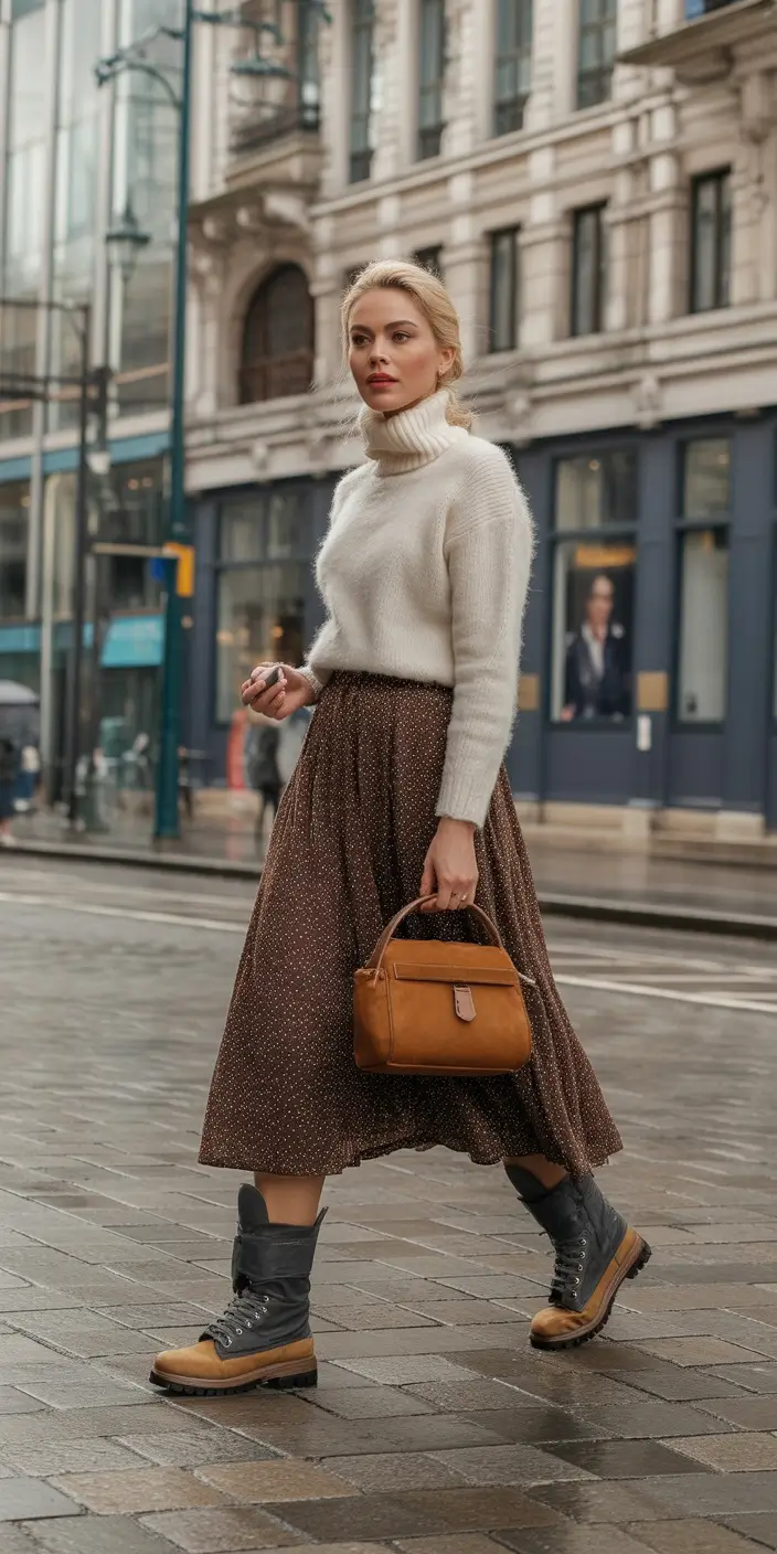 How to style boots this fall - trendy outfits inspiration 2025 Quilted Boots And Prairie Grace