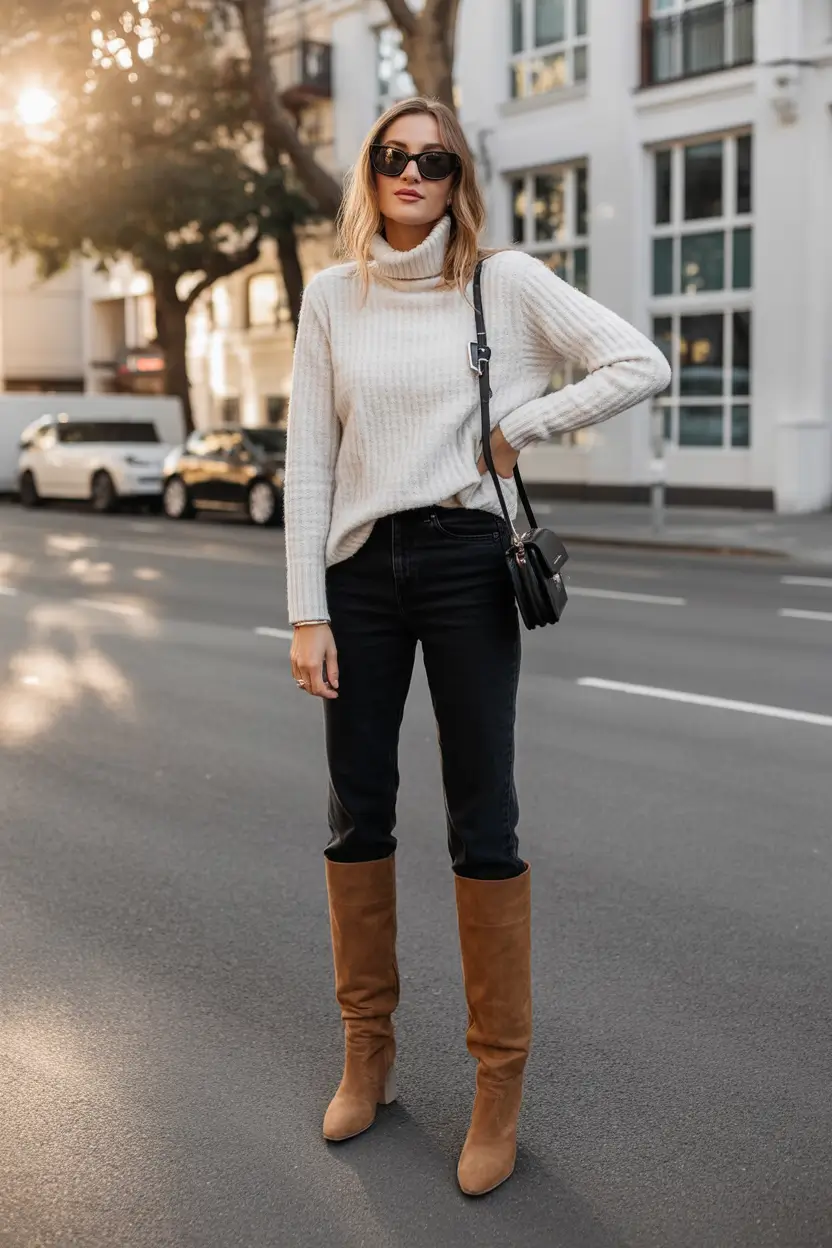 How to style boots this fall - trendy outfits inspiration 2025 Street Classic With A Minimal Spin