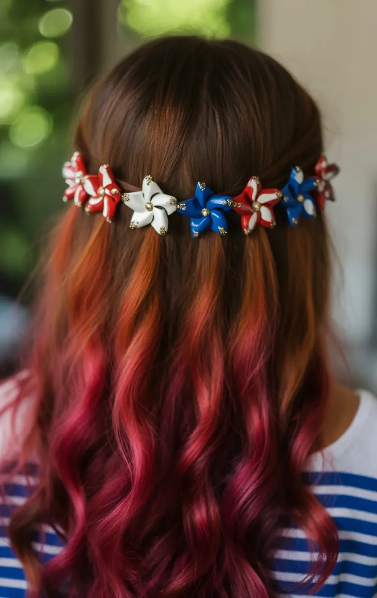 labor day hairstyles ideas 2025 Pinwheel Crown Waves