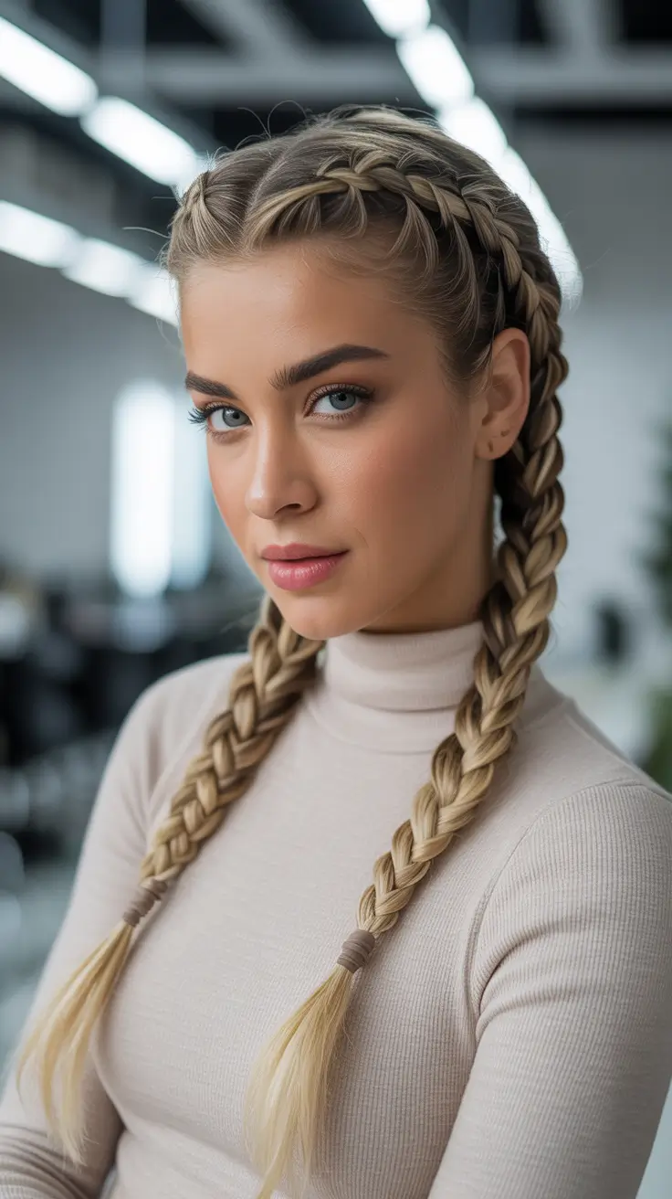 labor day hairstyles ideas 2025 Precision Dutch Braids