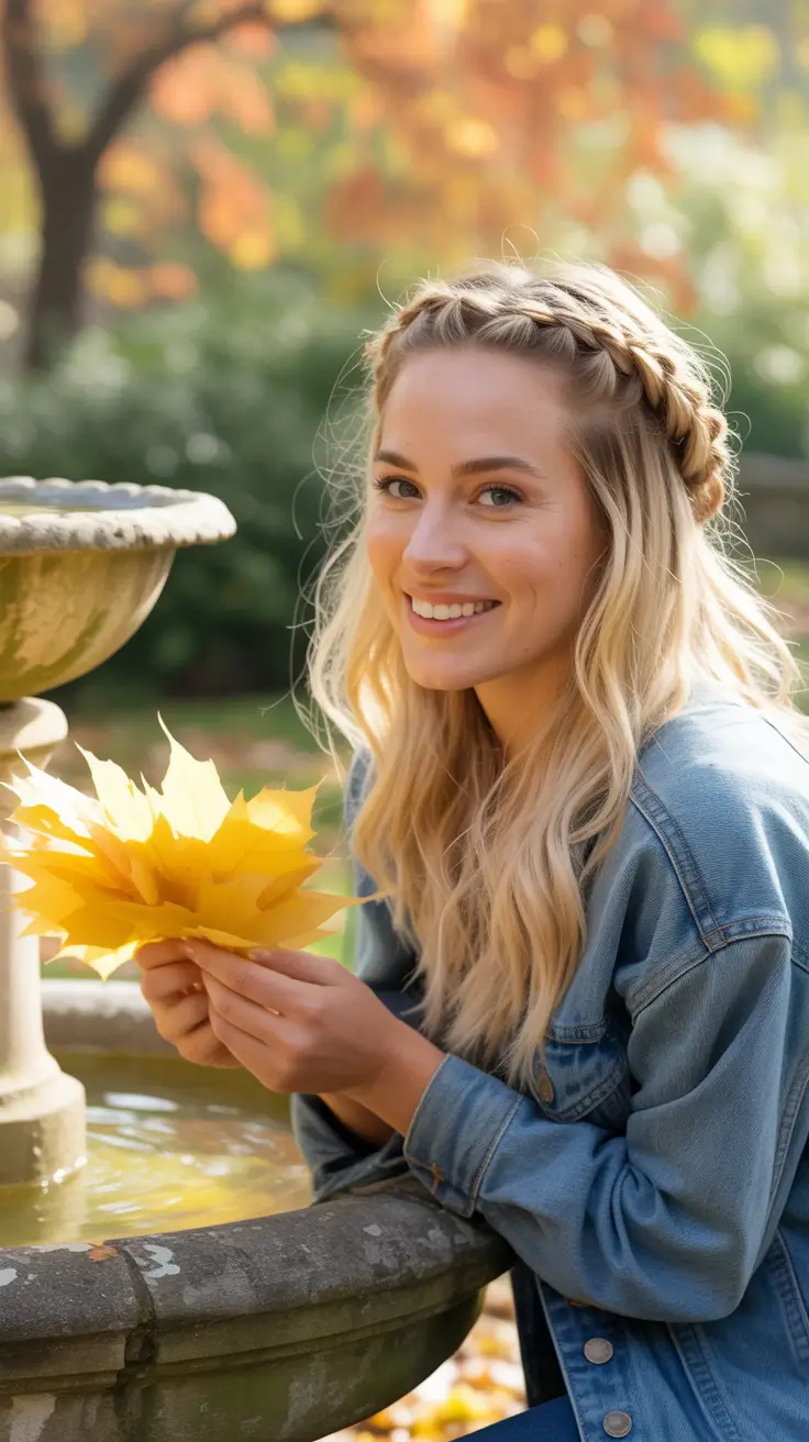 labor day hairstyles ideas 2025 Crown Halo Twist