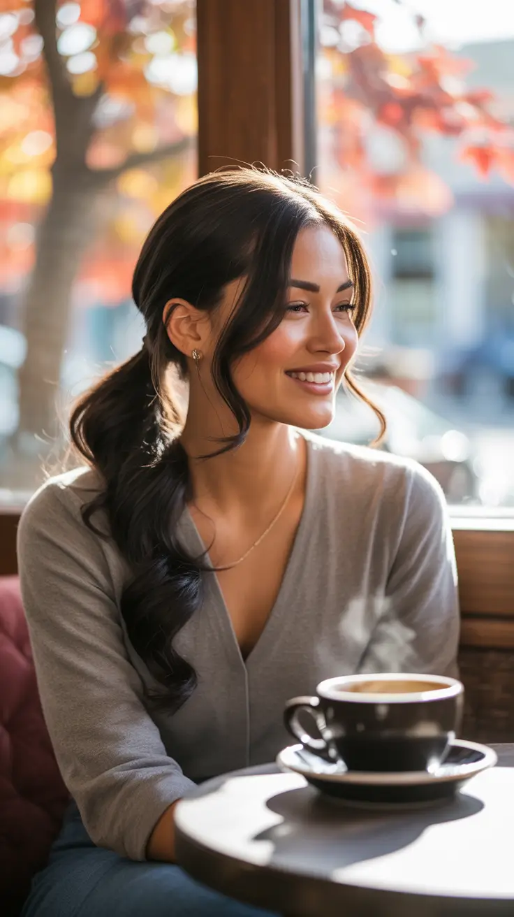 labor day hairstyles ideas 2025 Low Café Pony
