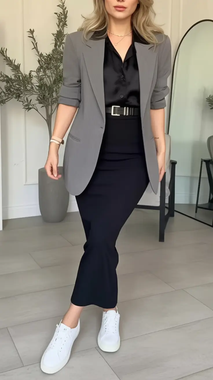 labor day outfits ideas 2025 Tailored Ease with a City Twist