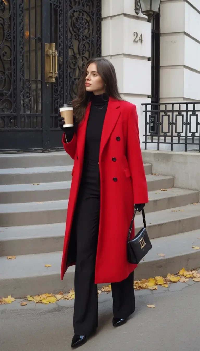 Minimalist Fall Fashion: Capsule Closet Ideas 2025 Red Power Black Backbone