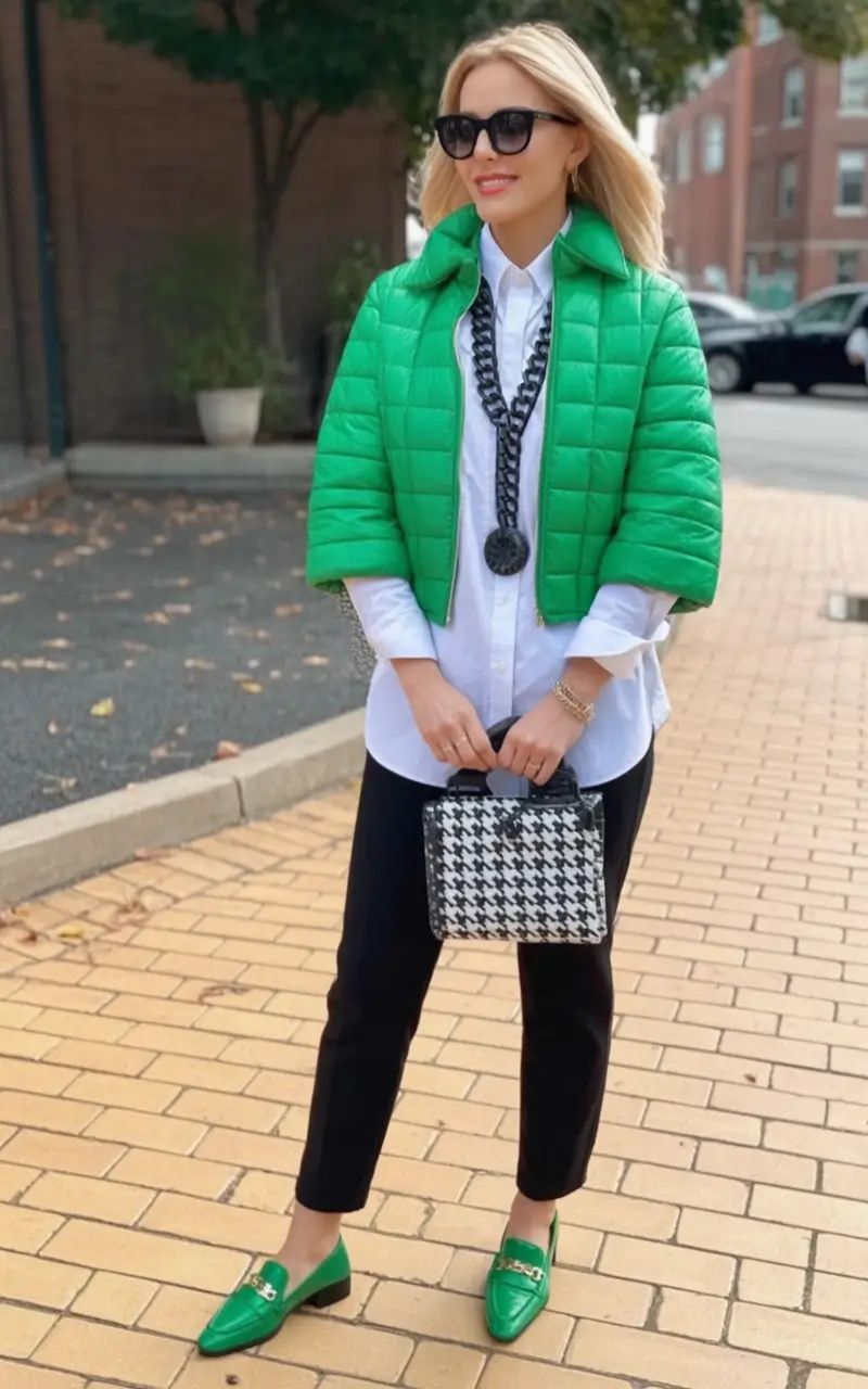 Minimalist Fall Fashion: Capsule Closet Ideas 2025 Green and Graphic