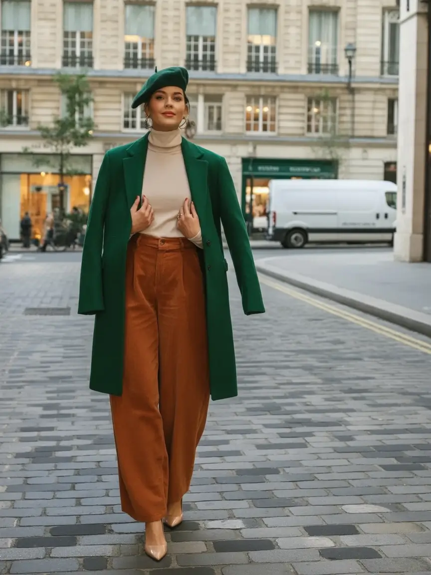 Minimalist Fall Fashion: Capsule Closet Ideas 2025 Emerald Echoes & Autumn Neutrals