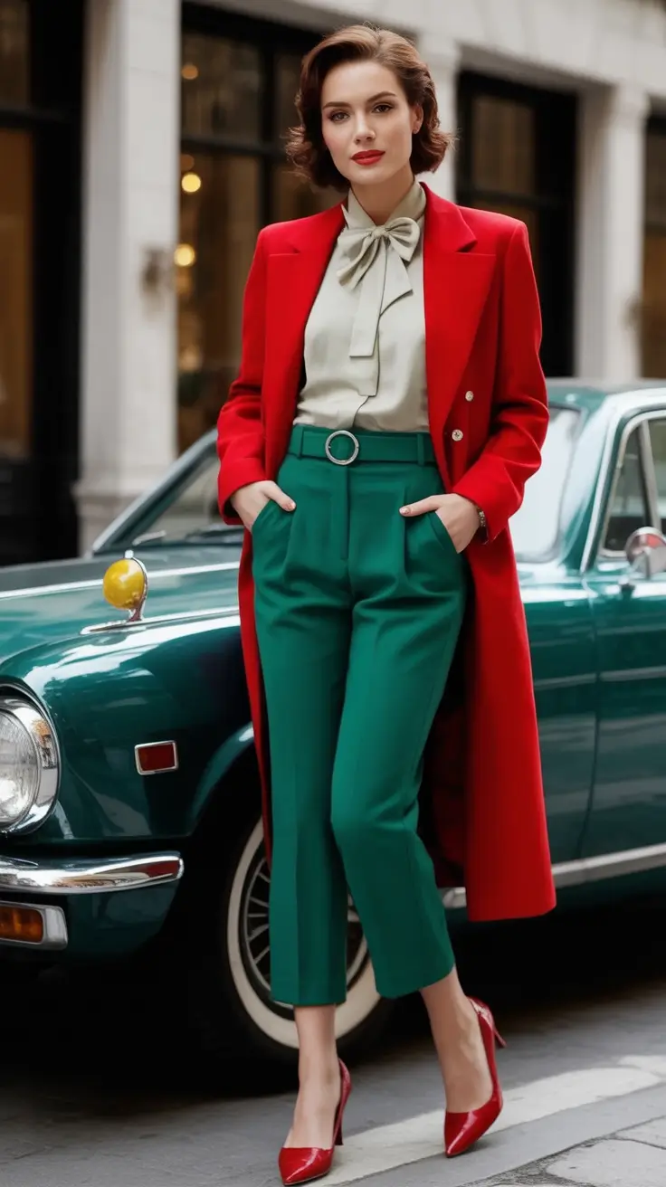 Minimalist Fall Fashion: Capsule Closet Ideas 2025 Red Statement Green Confidence
