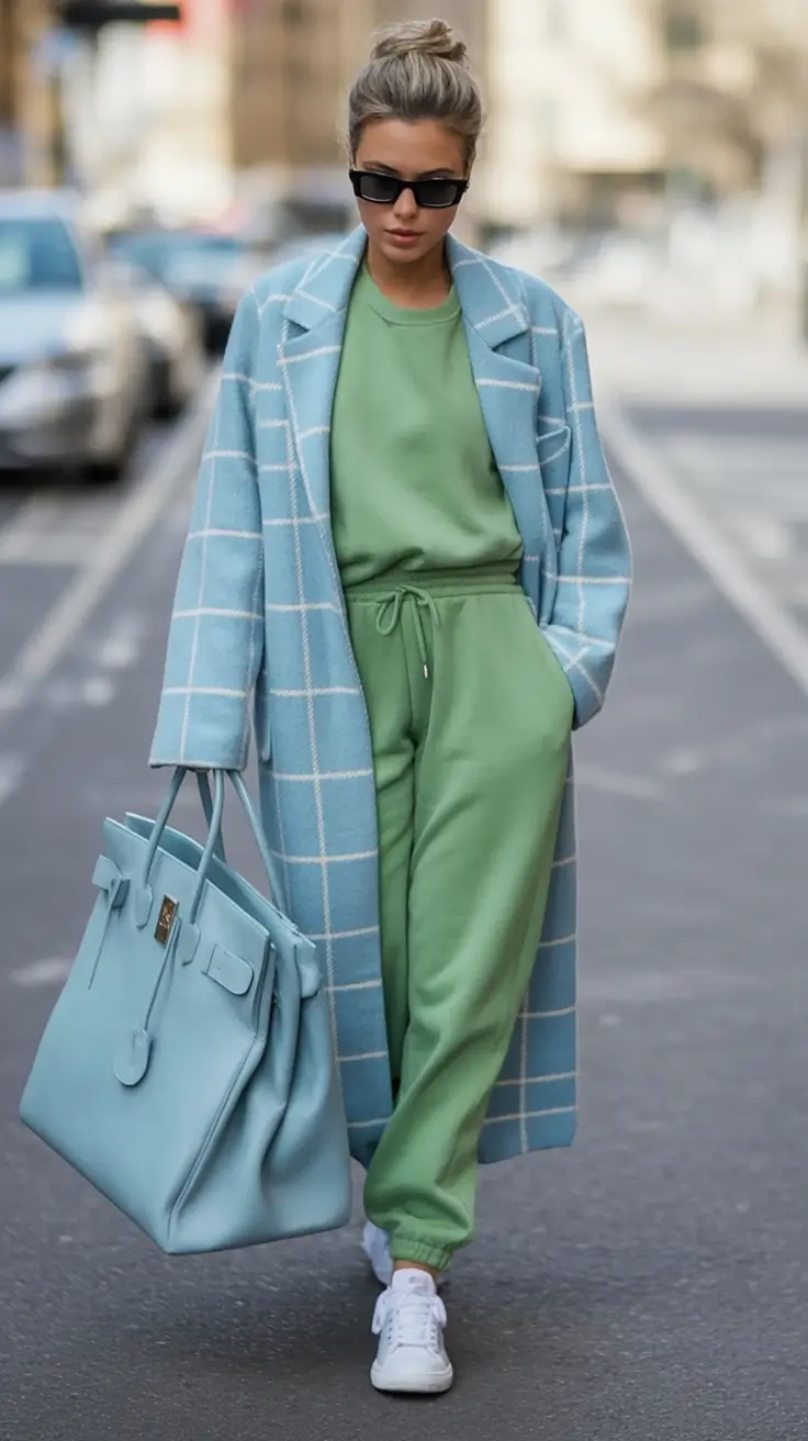 mom outfits ideas for fall 2025 Pastel Sporty Luxe