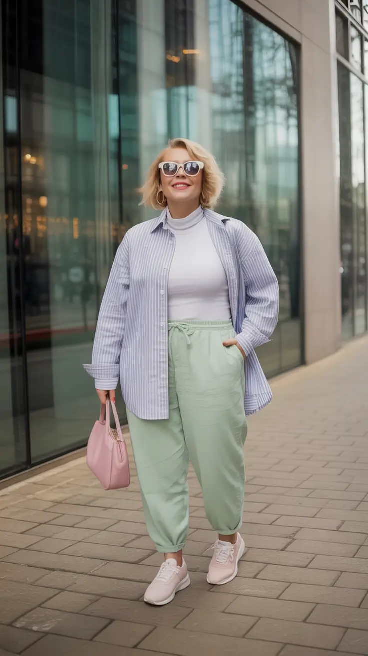 mom outfits ideas for fall 2025 Soft Pastels and Confident Energy