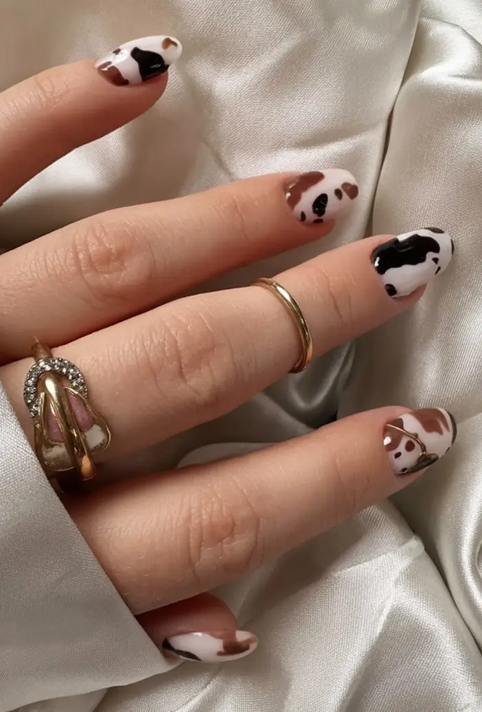 Nail Designs to Try in August 2025 Modern Cowprint Chic