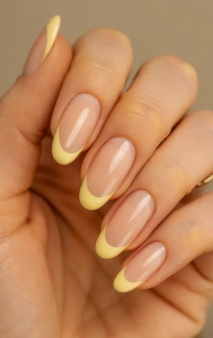 Nail Designs to Try in August 2025 Soft Lemon French