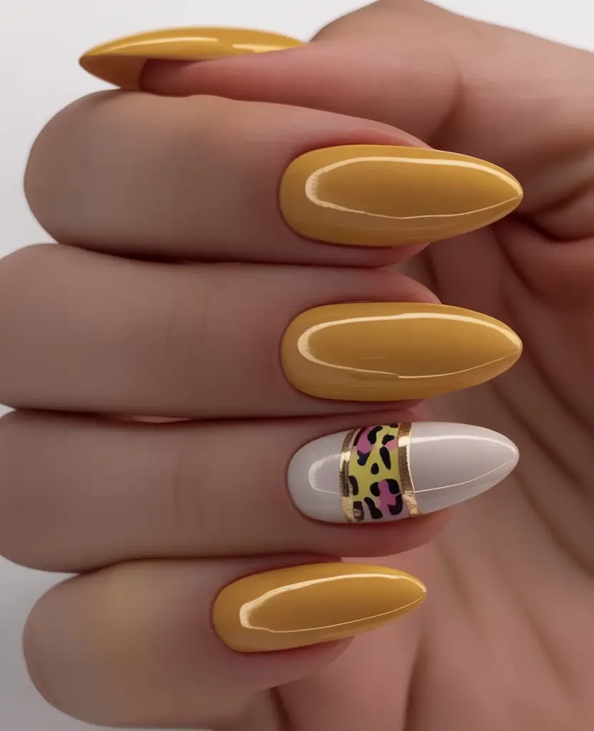nail designs to try in august 2025 Golden Safari