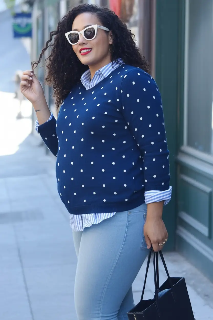 Pregnancy Style Goals: Fall outfits Inspo for 2025 Prep School Layers Reimagined
