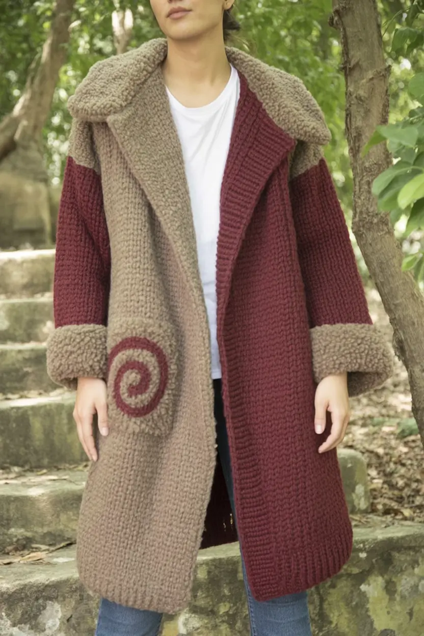 Stylish fall 2025 fashion outfits for women 40+ Textured Warmth With A Playful Twist