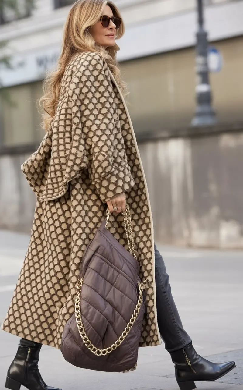 Stylish fall 2025 fashion outfits for women 40+ Modern Texture With A Vintage Soul