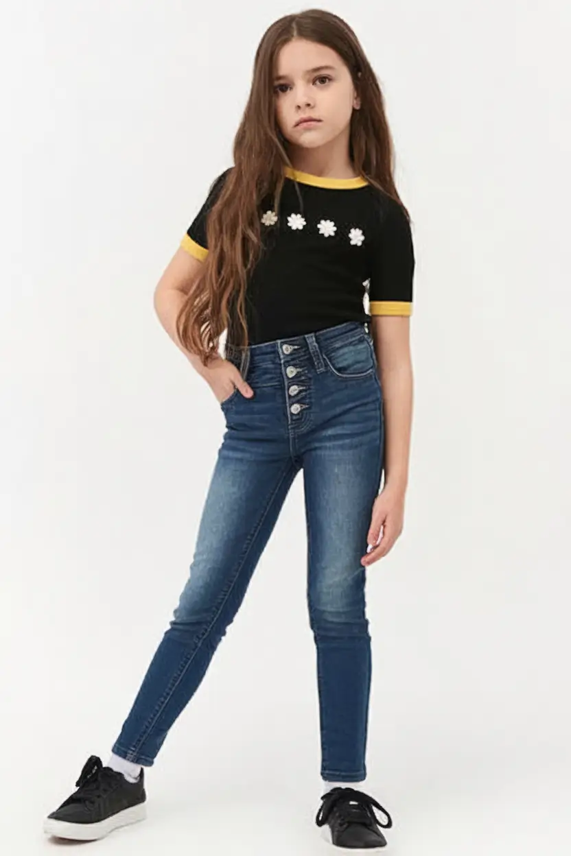 Stylish First Day of School outfits for 2025 Retro Flowers and Graphic Girl Energy