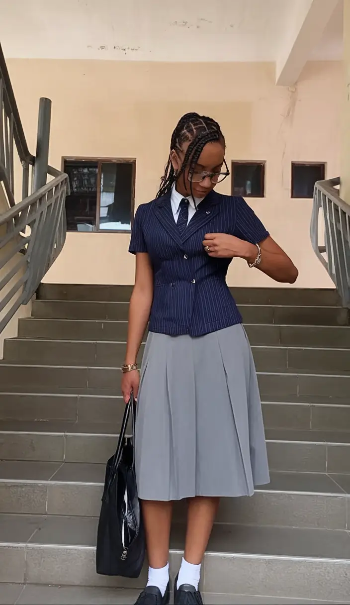 Stylish First Day of School outfits for 2025 Pinstripes and Power Moves