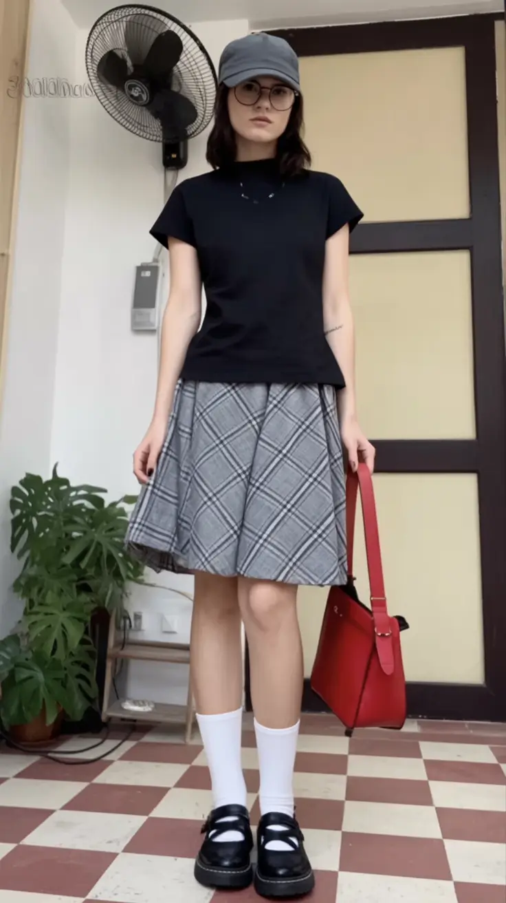 Stylish First Day of School Outfits for 2025 Back to School Plaid Pop