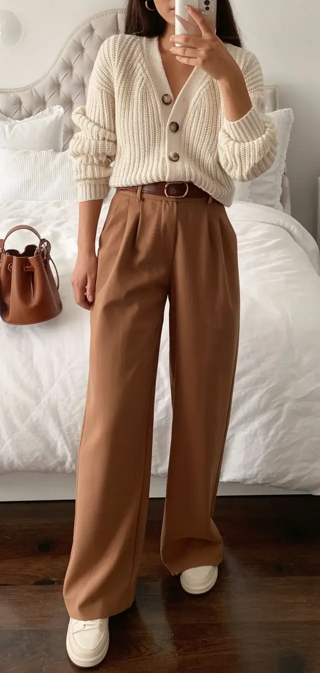 summer to fall transition outfits ideas 2025 Caramel Season Starts Now