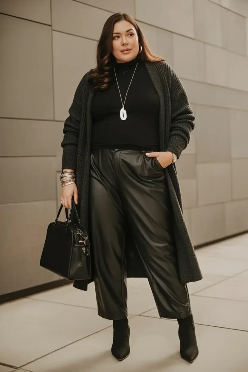 fall plus size outfits Modern Texture City Girl Edge