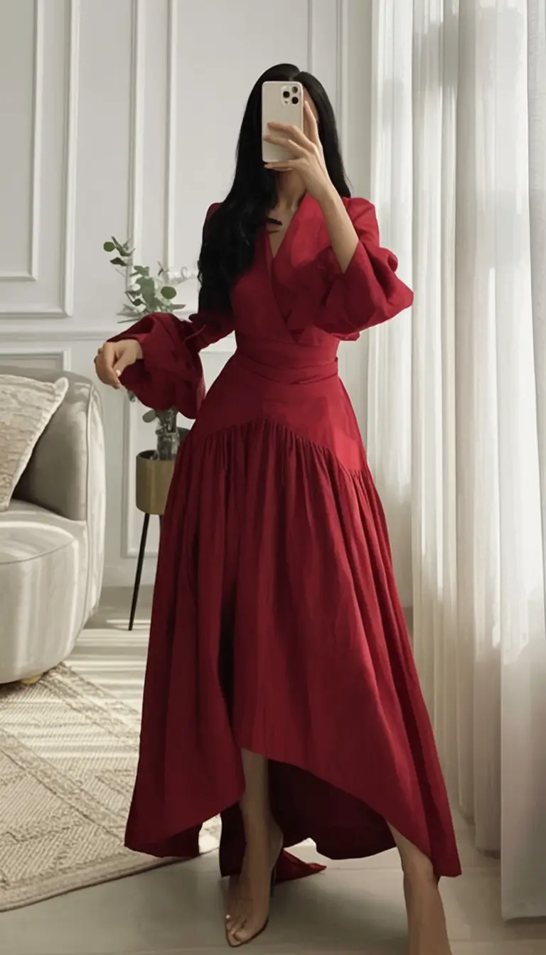Wedding Guest outfits Ideas - October Trends 2025 Rich Red Elegance For Fall Romance