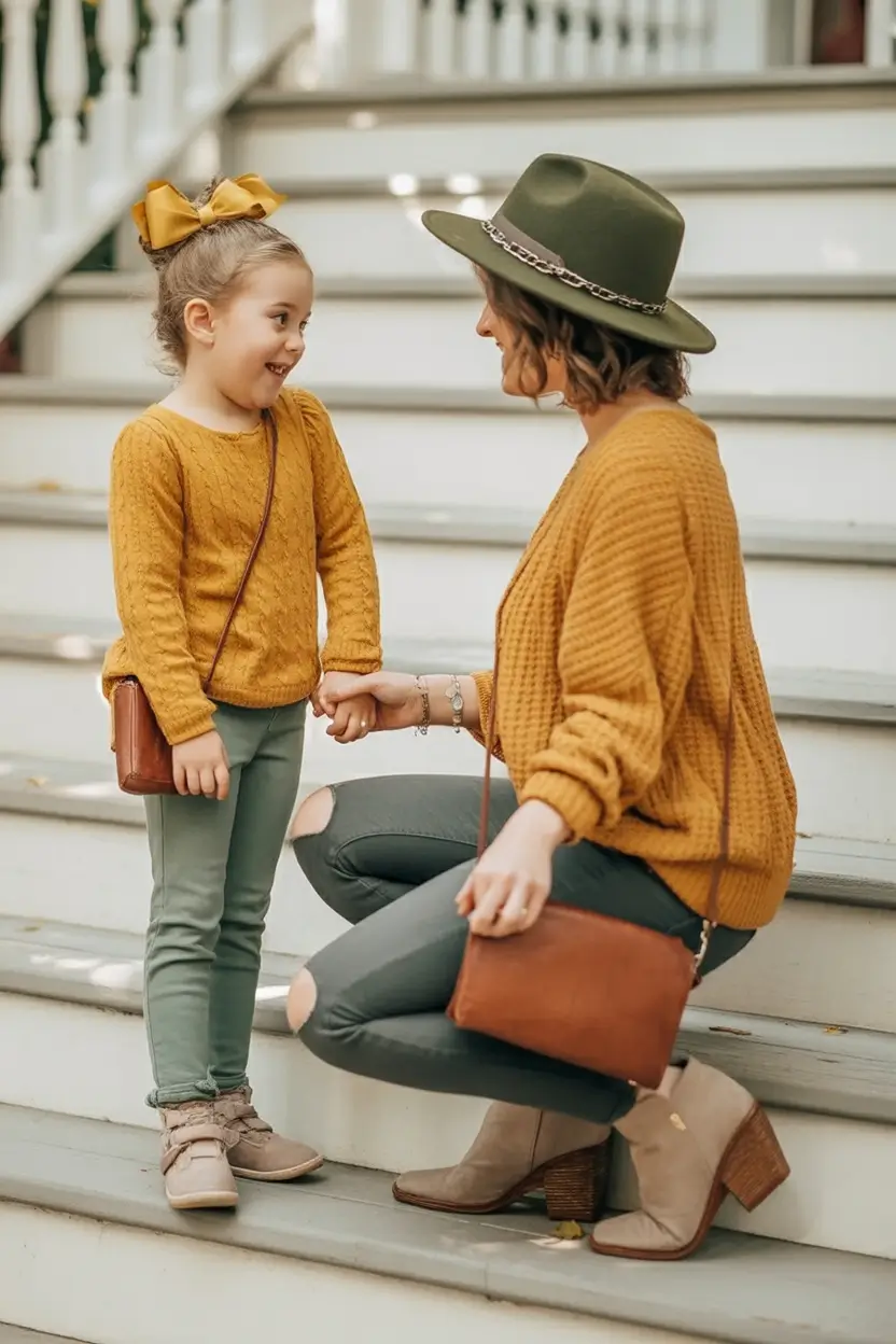 What to Wear for Fall Family Photos in 2025 Golden Hour Mustard and Olive