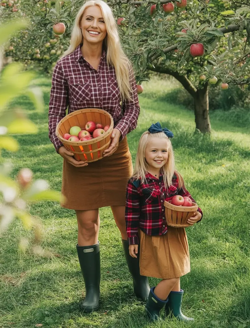 What to Wear for Fall Family Photos in 2025 Rustic Reds and Apple Orchard Vibes