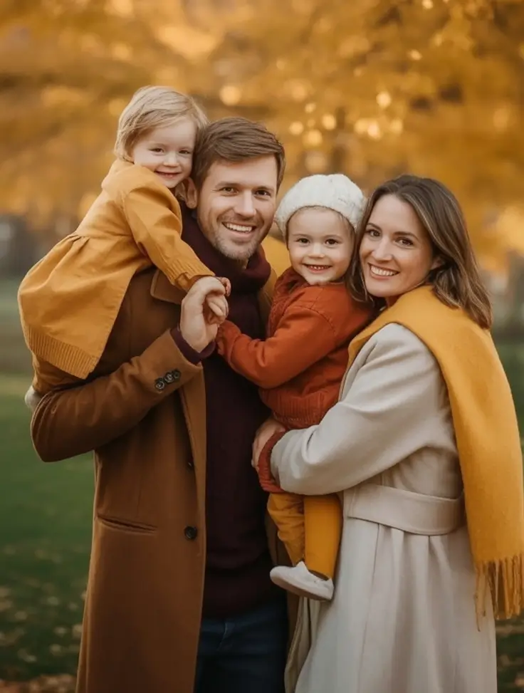 What to Wear for Fall Family Photos in 2025 Golden Hour Glow
