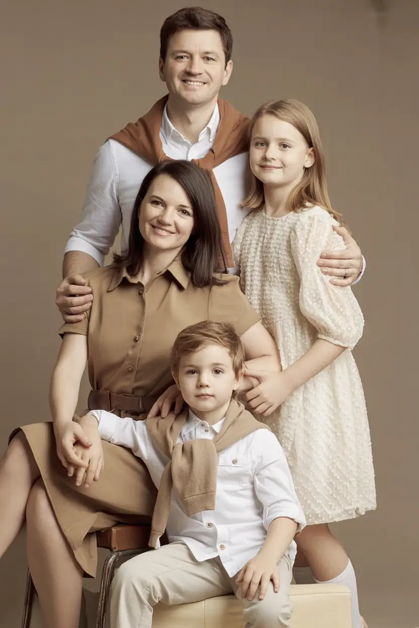 What to Wear for Fall Family Photos in 2025 Classic in Soft Sepia