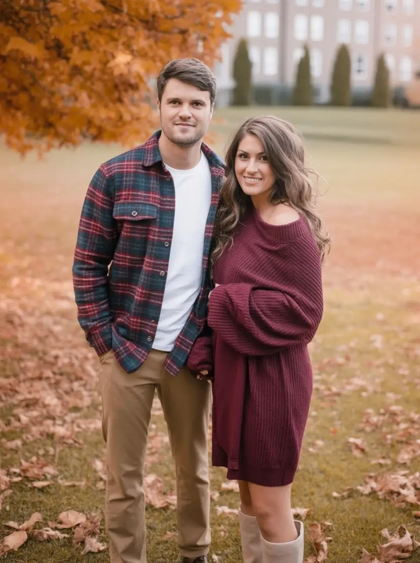 What to Wear for Fall Family Photos in 2025 Moody Burgundy and Plaid