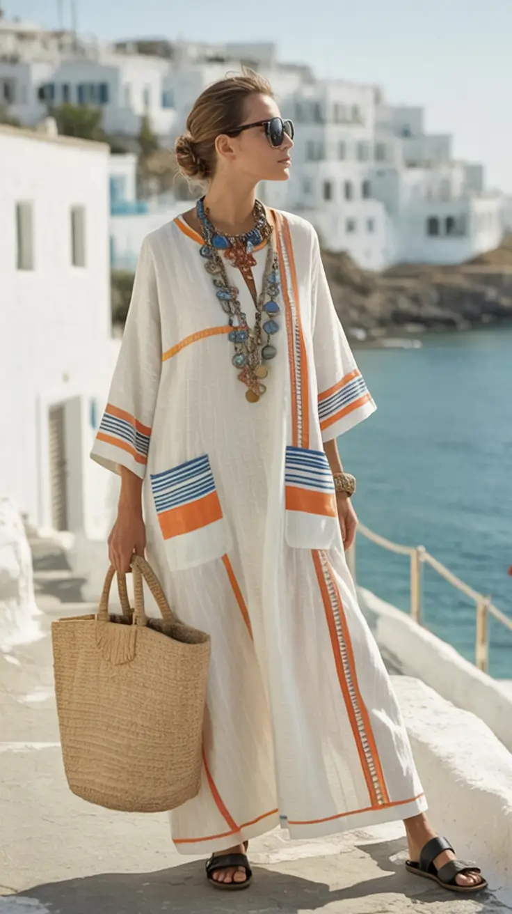 August Fashion outfits: Easy Ideas 2025 Coastal Goddess Energy