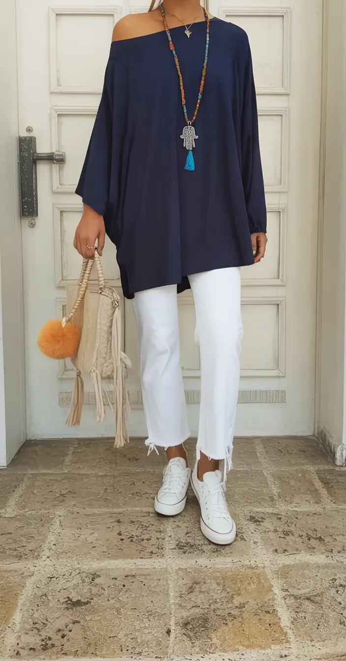 August Fashion outfits: Easy Ideas 2025 Easy Cool With a Side of Off-Shoulder Sass