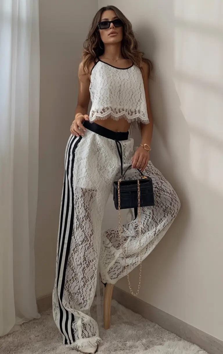 August Fashion outfits: Easy Ideas 2025 Sporty Lace And Street Luxe