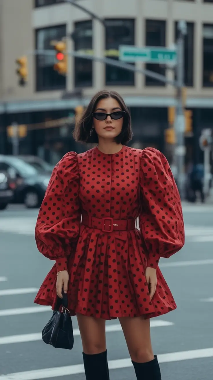What to Wear on Your Fall 2025 Birthday Downtown Darling In Red