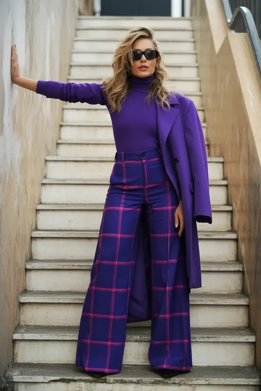 What to Wear on Your Fall 2025 Birthday The Power of Purple Plaid