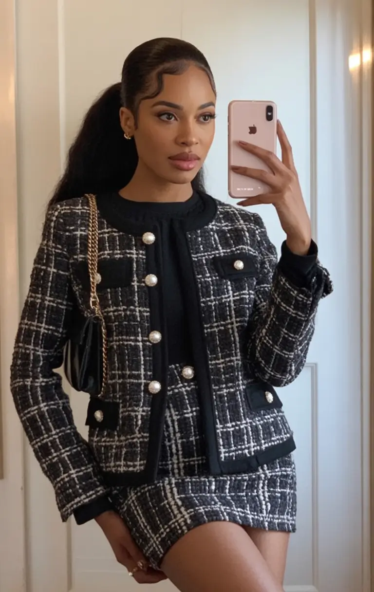 What to Wear on Your Fall 2025 Birthday Tweed with a Baddie Twist