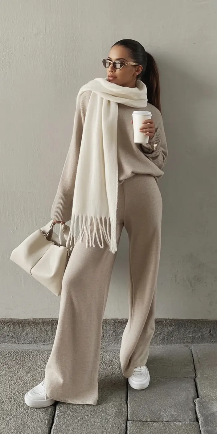 2025 Fall Cozy outfits Ideas 2025 Coffee Run Chic