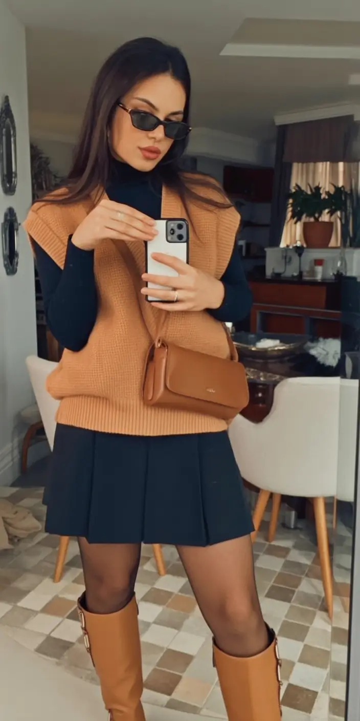 2025 Fall Cozy outfits Ideas 2025 Pumpkin Spice Academia