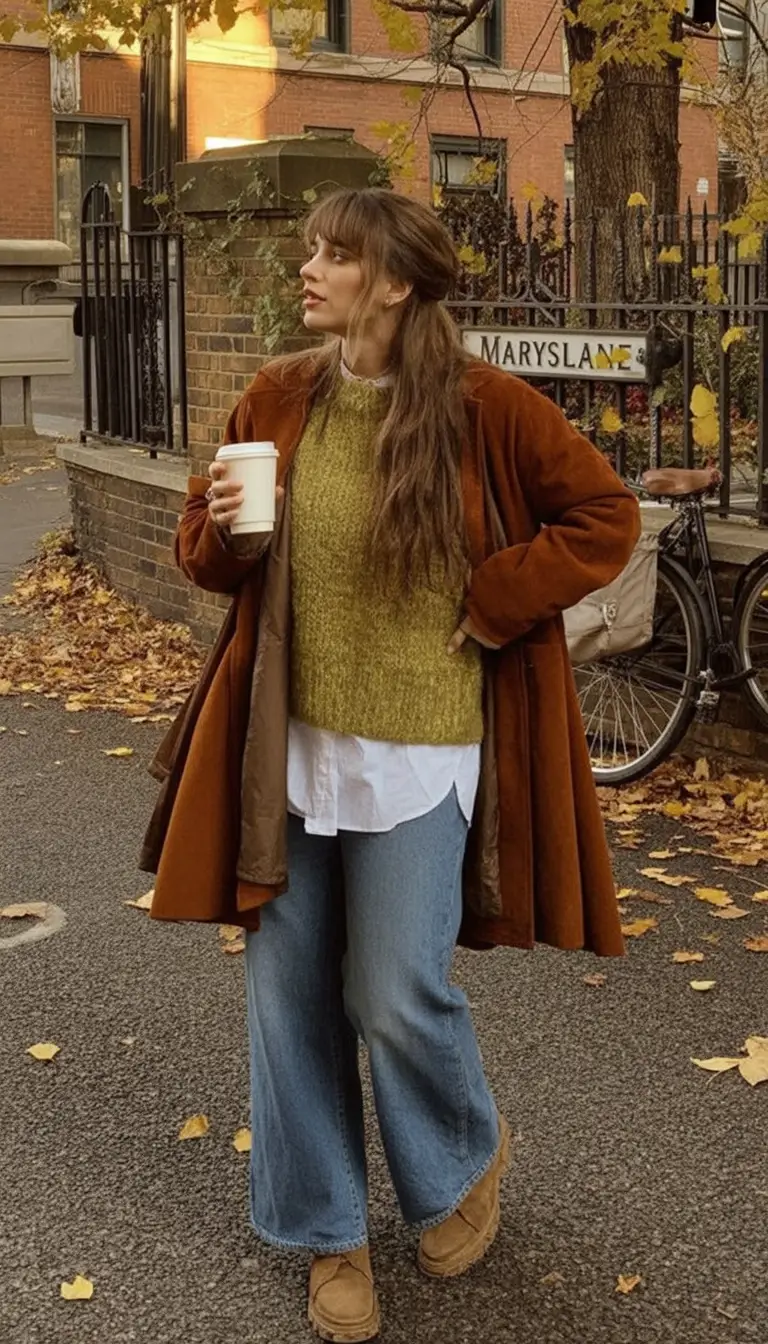 2025 Fall Cozy outfits Ideas 2025 Earth-Toned Nostalgia With Layered Comfort