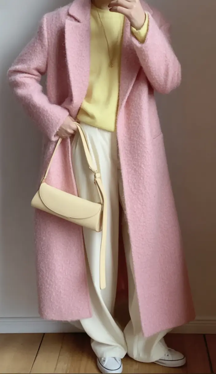 2025 Fall Cozy outfits Ideas 2025 Pastel Layering With A Retro Twist