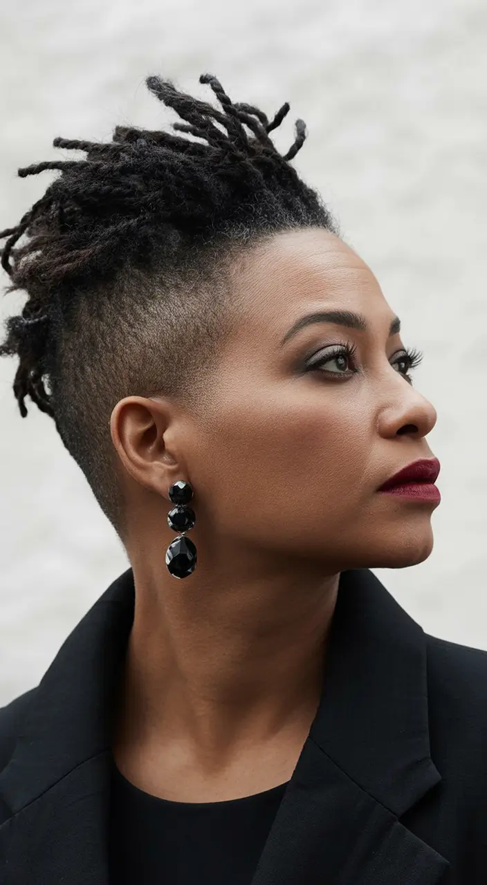 Best Fall hairstyles and colors for Women 40+ in 2025 Bold Fade With Textured Crown