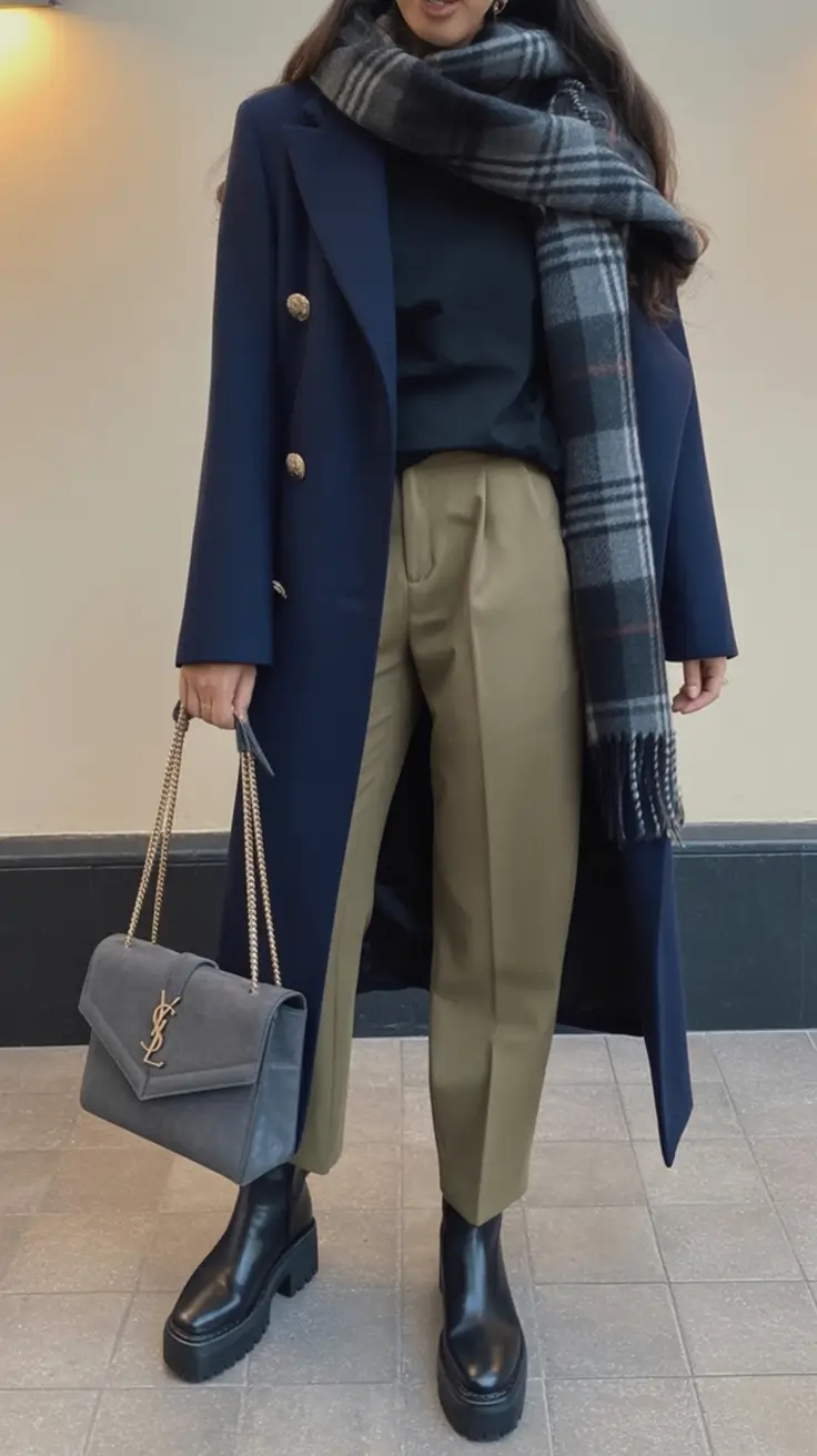 Chic Midsize Outfits to Try This Fall 2025 Parisian Layers with Structured Calm