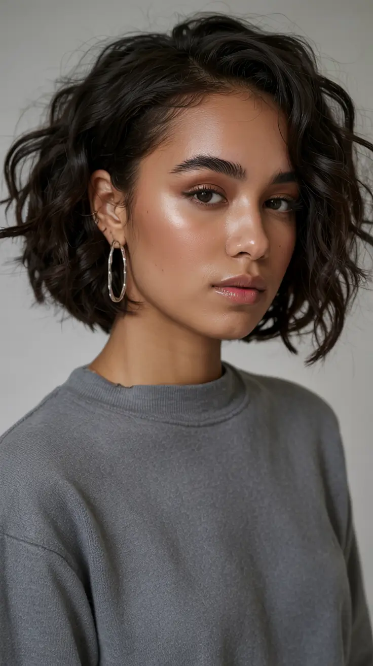 Cozy Brown Hair Colors for Fall Season 2025 Short and Bouncy With Espresso Vibes